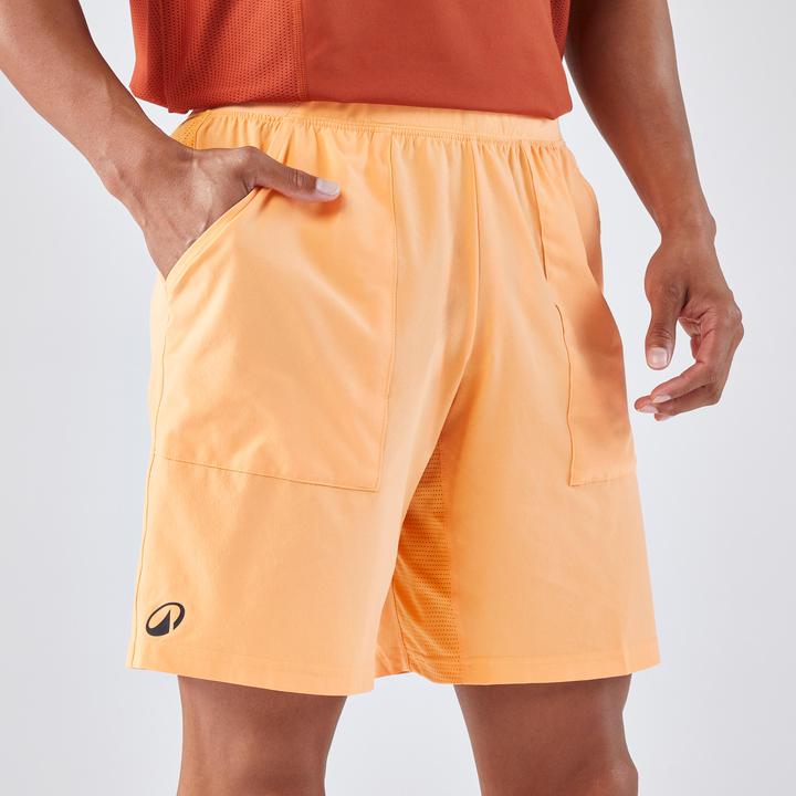 Actual product image Kuikma Herren Tennisshorts atmungsaktiv - Dry orange (XL)