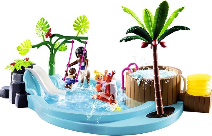 Productafbeelding Playmobil Kinderzwembad met whirlpool (70611, Playmobil familieplezier)