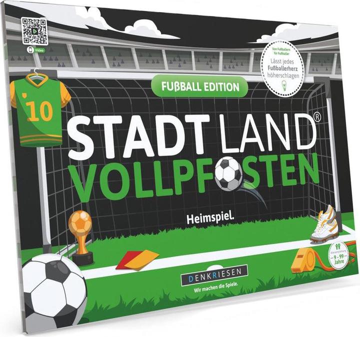 Actual product image Denkriesen STADT LAND VOLLPFOSTEN® A4 - FUSSBALL EDITION "Heimspiel" (Home Game) (German)