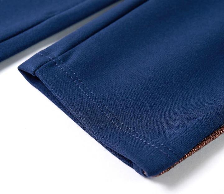 Image du produit VidaXL Pantalon enfant avec cordon de serrage Bleu marine 128,Couleur (128)