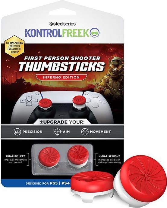 Actual product image SteelSeries FPS Inferno REDWHT Kit PS5 (PS5, PS4)