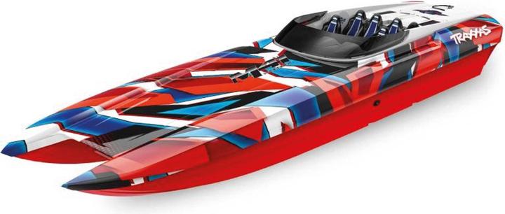 Traxxas DCB M41 Catamaran 40 pouces Brushless Rouge/Bleu