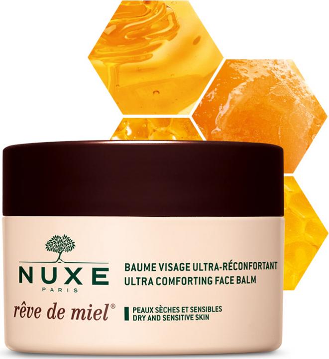 Produktbild Nuxe Rêve de Miel - intensiv beruhigender Gesichtsbalsam (50 ml, Gesichtsbalsam)