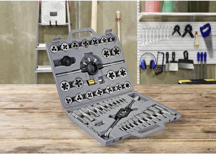 Actual product image Toolcraft 45-piece die and tap set