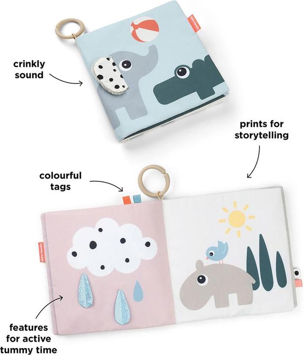 Immagine prodotto Done by Deer Babybücher Activity-Soft-Bilderbuch Tummy Time - Deer