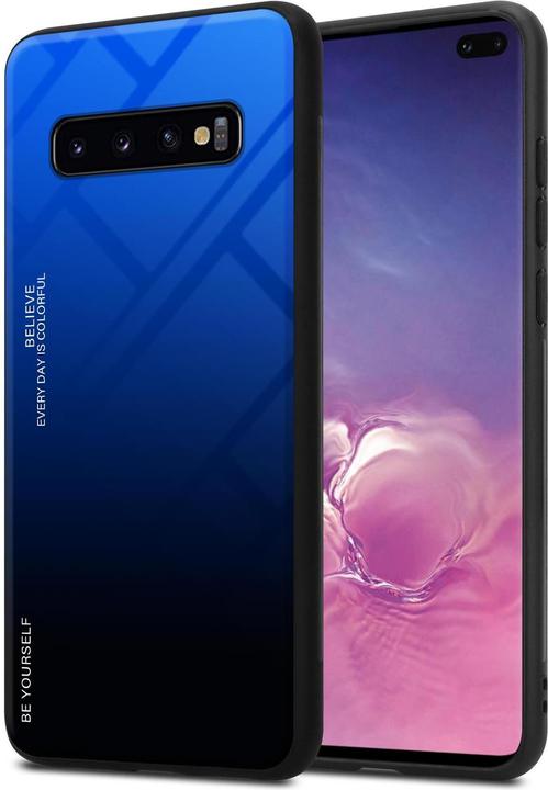 Produktbild Cadorabo TPU 2 Farben Glas Cover (Samsung Galaxy S10+)