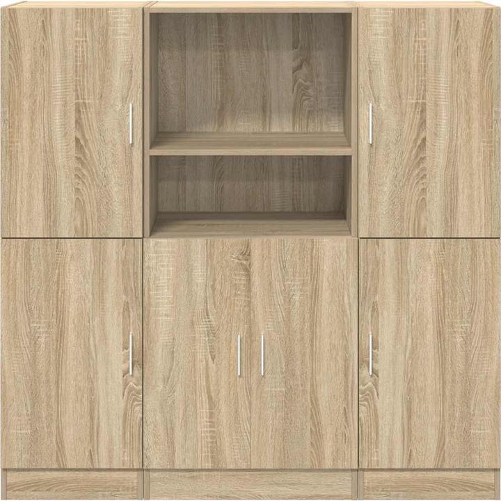 Actual product image VidaXL 3-piece kitchen cabinet set