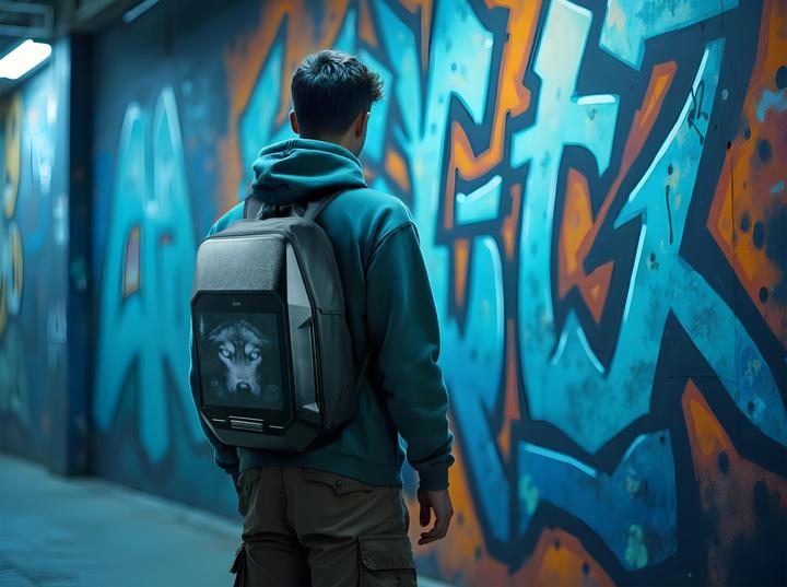 Produktbild Divoom Cyber bag Premium Weather proof with Led Pixel Art Display&App Control