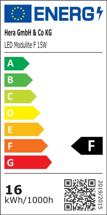 Energie-Label Hera LED-Unterbauleuchte 20202580303