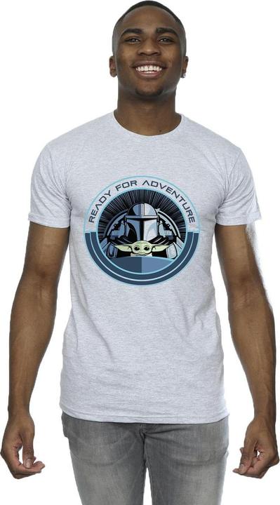 Immagine prodotto Star Wars The Mandalorian Grogu Ready For Adventure Maglietta Uomo (XXL)