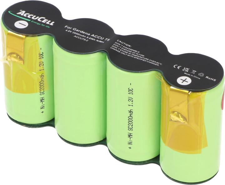 Immagine prodotto AccuCell Batteria Gardena ACCU 75, ACCU75 con capicorda a saldare