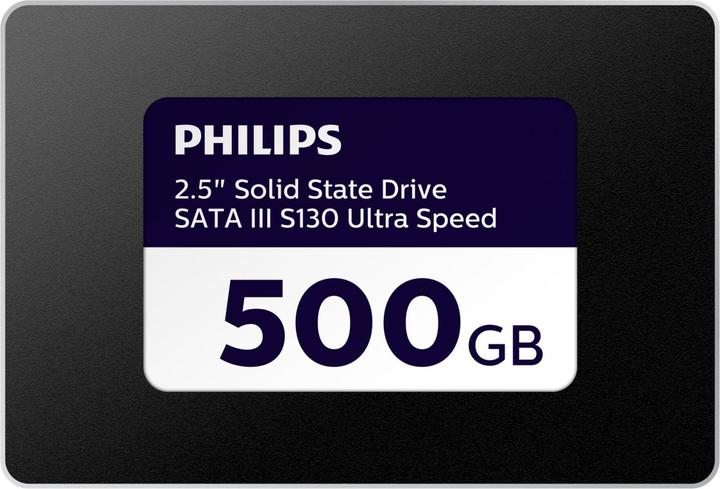 Philips Internal SSD 500GB 2.5 SATA III S130 Ultra Speed (500 GB, 2.5")