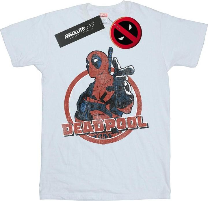 Immagine prodotto Deadpool Gun Finger Maglietta Ampia Donna (S)