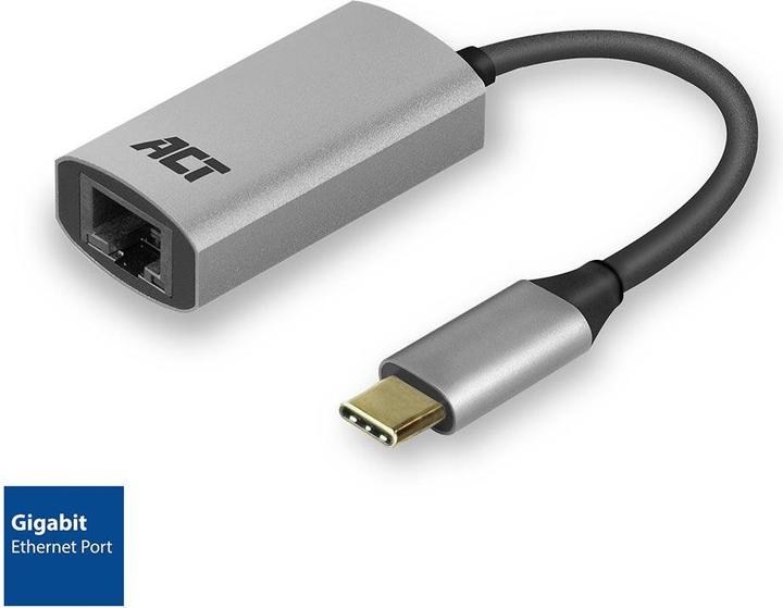 Immagine prodotto Adattatore di rete USB-C Gigabit USB-C- RJ45 GIGA ETHERNET 0.14 (Ethernet, RJ45 Gigabit Ethernet (1x))