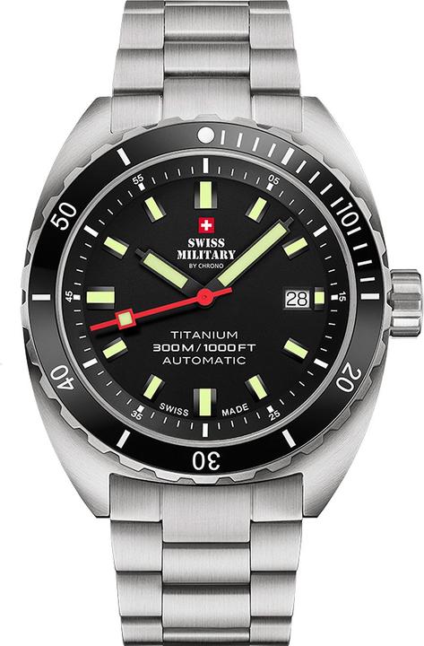 Image du produit Swiss Military SMA34100.01 Diver Titanium automatique 42mm 30ATM (Montre de plongée, 42 mm)
