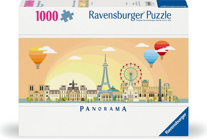 Actual product image Ravensburger Puzzle 12000448 - A day in Paris - 1000 pieces puzzle for adults and children from 14 (1000 pieces)