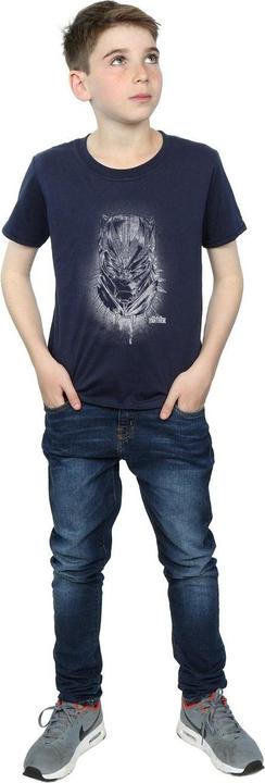 Image du produit T-shirt Garçons Black Panther Spray Headshot (152, 158)