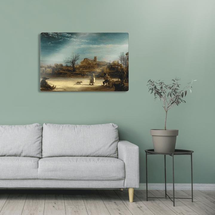 Image du produit Trenddeko Rembrandt - Paysage d'hiver (60 x 40 cm)