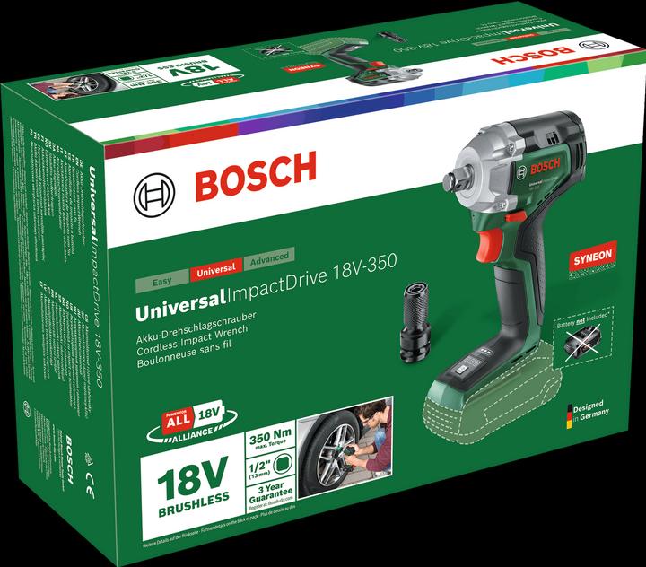 Produktbild Bosch Home & Garden UniversalImpactDrive 18V-350 (solo) (Akkubetrieb)
