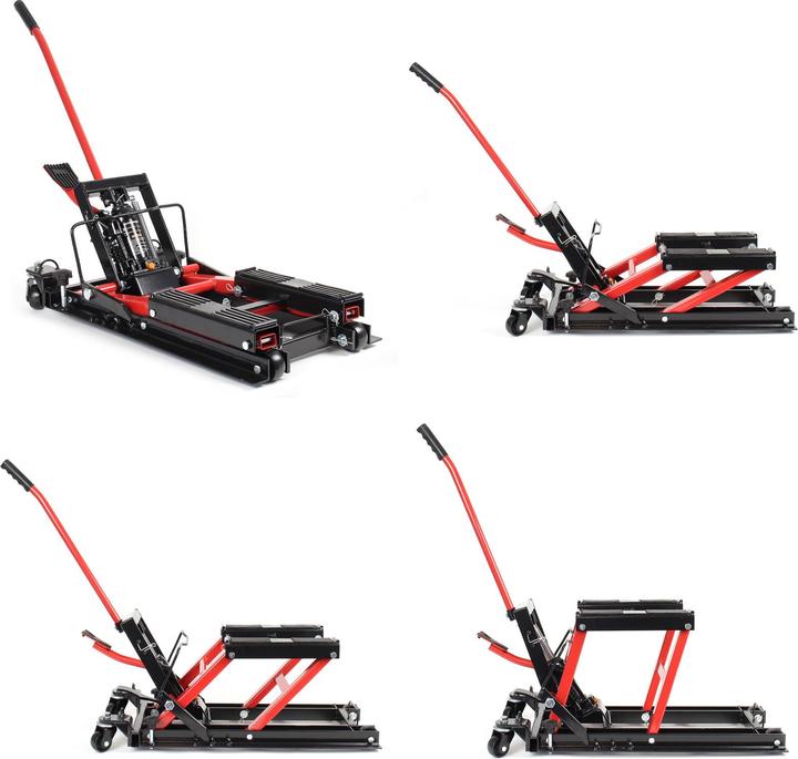 Produktbild Wiltec Motorradheber 680kg Motorradhebebühne Montageständer Lift ATV Quad