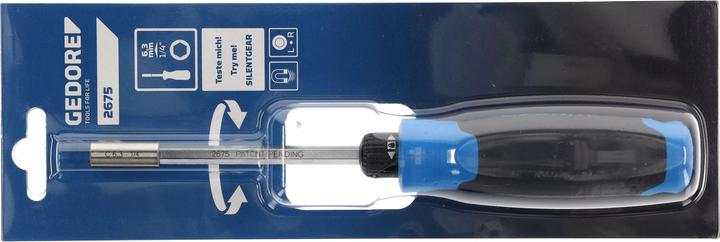 Immagine prodotto Gedore Cacciavite a cricchetto Cricchetti SilentG 1/4" Portapunte (Chiave a brugola)