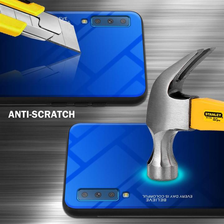 Immagine prodotto Cadorabo Copertura in vetro TPU 2 colori (Samsung Galaxy A7 (2018))