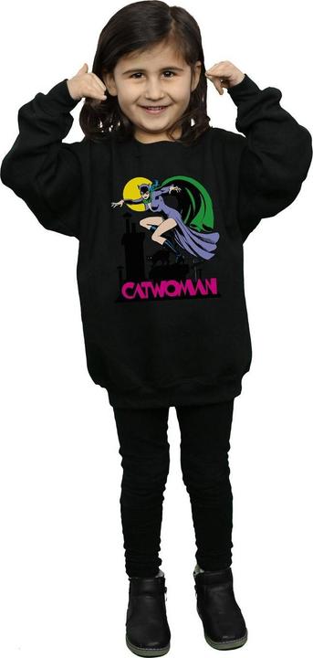 Immagine prodotto Catwoman Text Logo Felpa Ragazze (140, 146)