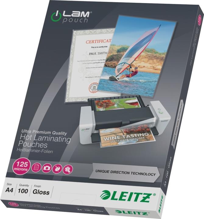 Produktbild Leitz Laminierfolie (A4, 100 Stück, 125 µm)