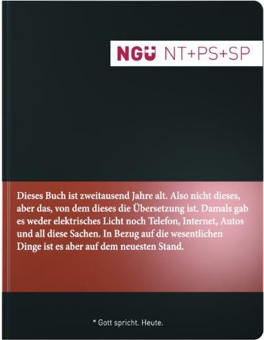 Actual product image New Geneva Translation (NGÜ) - New Testament with Psalms and Proverbs (German, 2016)