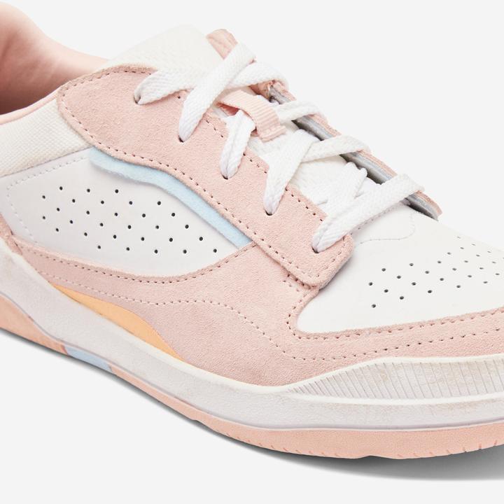 Produktbild Decathlon Turnschuhe Kinder Schnürsenkel - Playventure City weiss/rosa (37)
