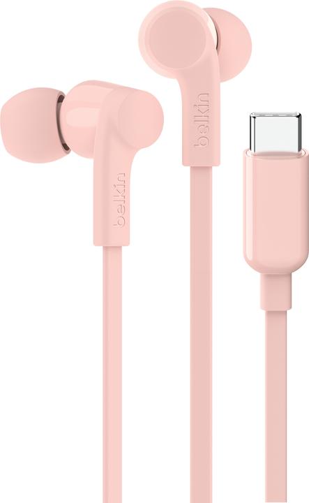 Belkin Rockstar in-ear headphones cable, USB-C, pink G3H0002hqPKV2 (NC, Cable)