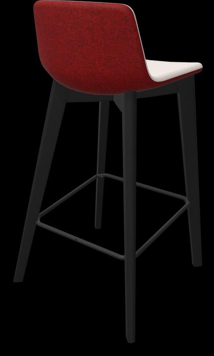 Beige, Noir, mélange rouge, Frêne teinté noir