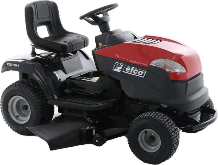 Efco EF 108 L16 K Lawn tractor with side discharge and mulching cut