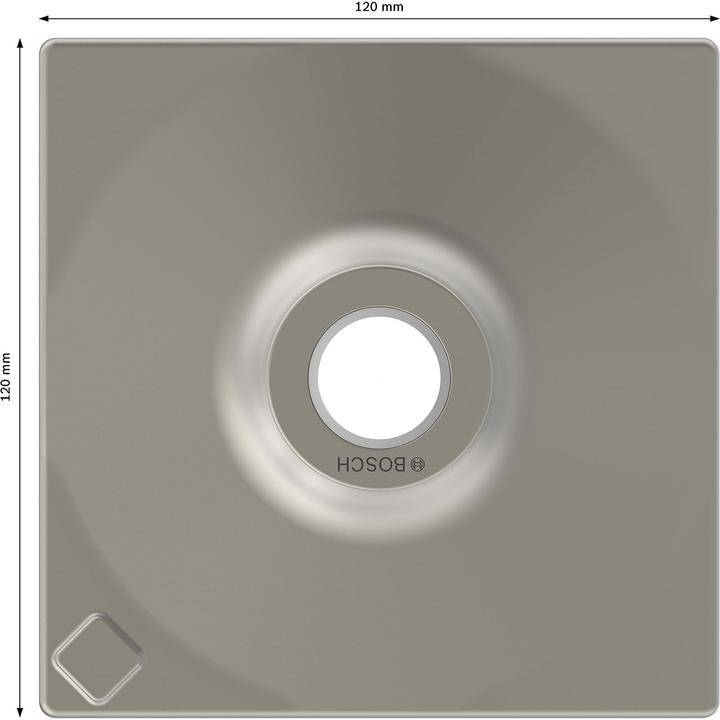 Immagine prodotto Bosch Professional Zubehör Piastra di pressatura PRO SDS max, 120 x 120 mm