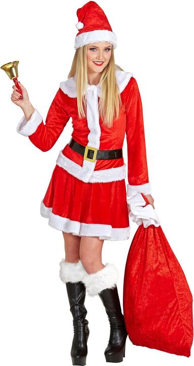 Produktbild Widmann MISS WEIHNACHTSMANN (Oberteil, Rock, Gürtel, Mütze), XL (XL)