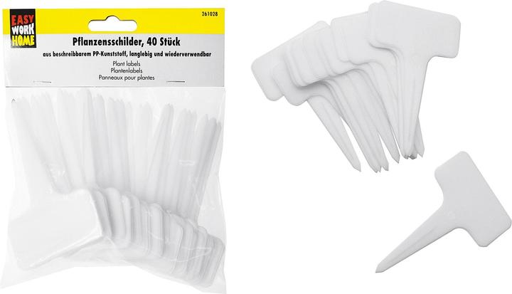 Produktbild Easy Work Pflanzensschilder, 40 Stück (14.50 cm, 17.50 cm)