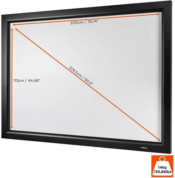 Immagine prodotto Celexon Schermo Home Cinema Frame, 16:9 (90.43", 16:9)