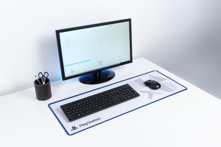 Actual product image Paladone Products Tappetino Mouse Playstation Blue Desk Mat (XL)