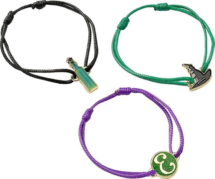 Wicked Armband Elphaba Freundschaft 3erPack Set (1.50 cm, 100% synthetisches Material)