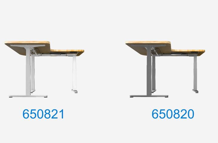 Immagine prodotto equip ERGO Telaio elettrico da tavolo sit-stand in forma di L, triplo motore