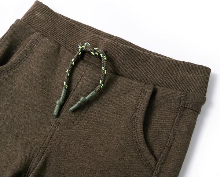 Immagine prodotto VidaXL Pantaloni della tuta da bambino cachi melange 140,Materiale: 80 (140)