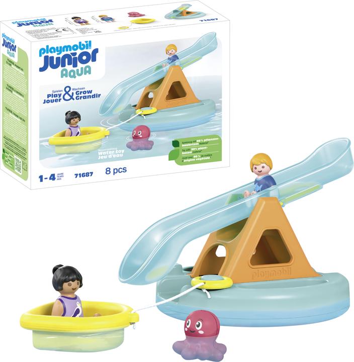 Immagine prodotto Playmobil Badeinsel mit Wasserrutsche (71687, Playmobil Junior)