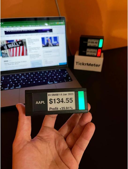 Immagine prodotto TickrMeter Display intelligente per i titoli azionari