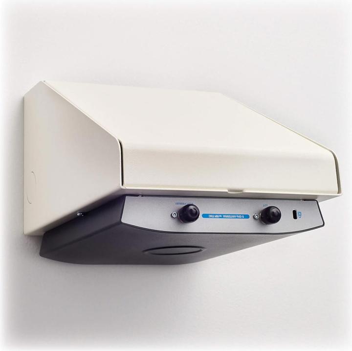 Immagine prodotto Eaton Staffa a muro universale per access point wireless con copertura - Angolo retto in acciaio bianco (Muro, 5 kg)