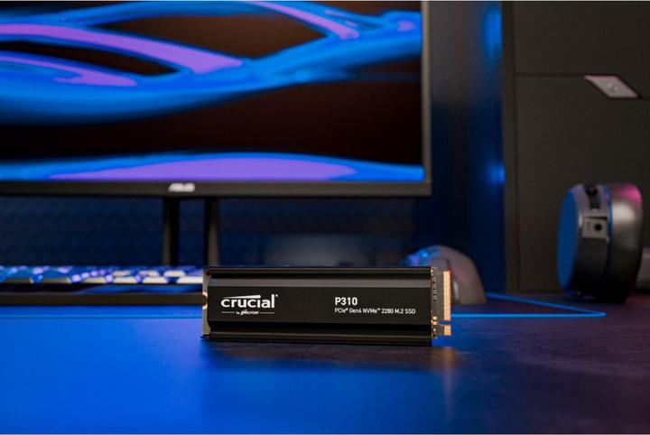 Actual product image Crucial P310 mit Heatsink (2048 GB, M.2 2280)