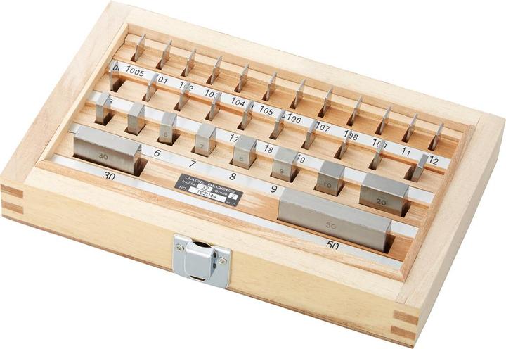 Actual product image Fortis Parallel gauge block set steel 32 parts tolerance class 0