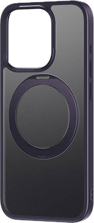 Actual product image Baseus Phone Case with Stand SkyRing 360° for iP 14 Pro +tempered-glass and cleaning kit (purple) (Apple iPhone 14 Pro)