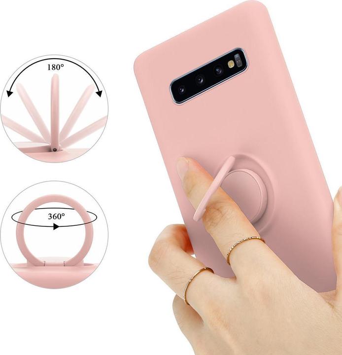 Image du produit Cadorabo TPU Liquid Ring Silicone Case Cover (Samsung Galaxy S10+)