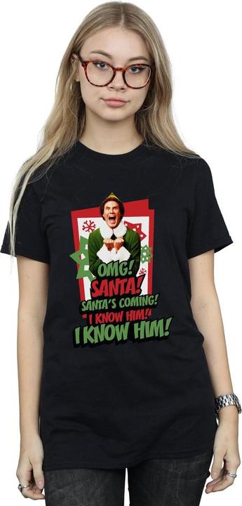 Image du produit Elf - T-shirt OMG SANTA - Femme (M)