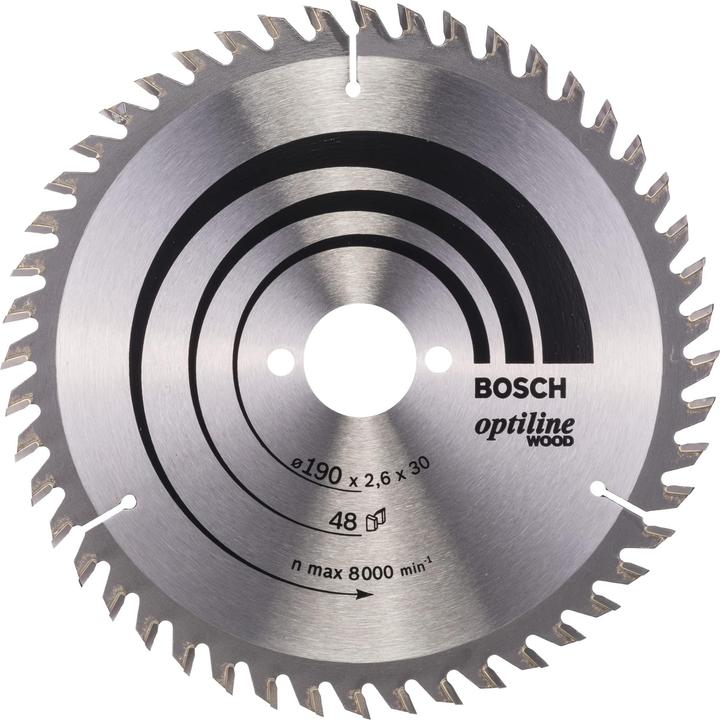 Actual product image Bosch Professional Zubehör PRO Wood circular saw blade, 190 x 2.6 x 30 mm